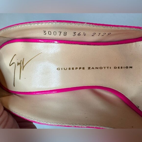 Giuseppe Zanotti Fuchsia Strappy Sandals - Picture 3 of 15
